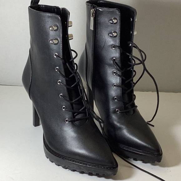 Kyle Leather Lace-Up Boot - read note - Picture 8 of 11